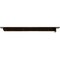 Ekena Millwork Heaton Hidden Support Steel Bracket w/ 20" Support Depth, Antiqued Brass 3"W x 24"D x 2"H BKTM03X24X02HEABS - alternate 5